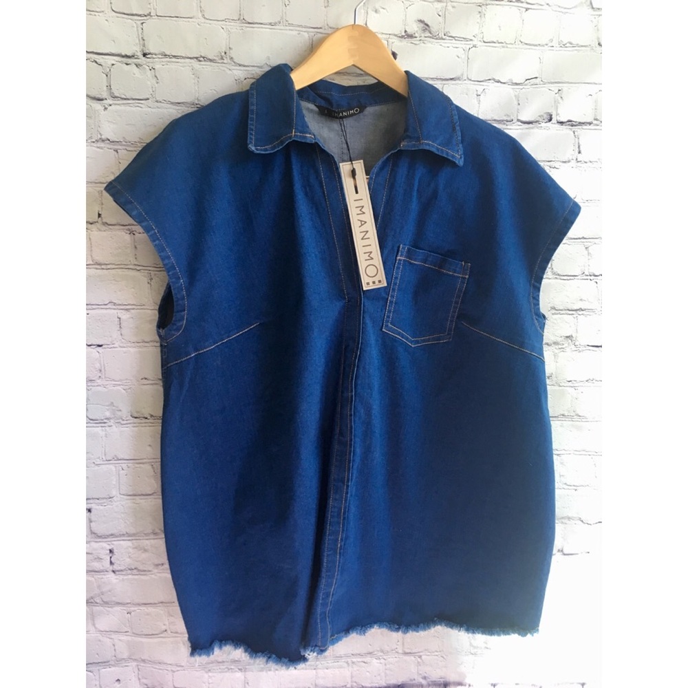 {Imanimo} Dawn Spread Collar Top